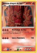 homme-dragon du feu homme-dragon du