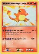 salamèche de la pin balle salamèche de
