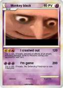 Monkey black
