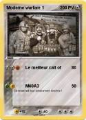 Moderne warfare