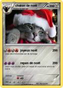 chaton de noël