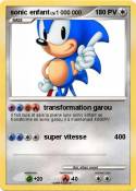 sonic enfant