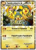 Famille pikachu