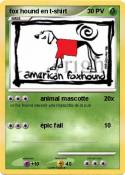 fox hound en t-shirt fox hound en