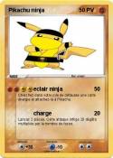 Pikachu ninja