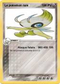 Le pokemon rare