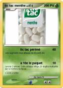 tic tac menthe