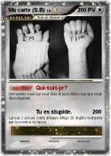 Ma carte (S.B)