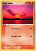 soleil rouge