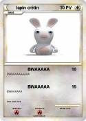 lapin crétin