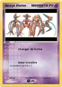 deoxys 4forme 9999999 deoxys 4forme