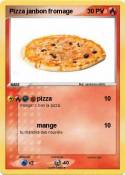 Pizza janbon fromage Pizza janbon