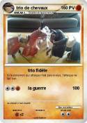 trio de chevaux
