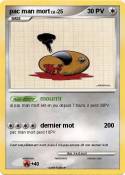 pac man mort