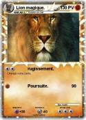 Lion magique.