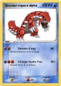 Groudon espece