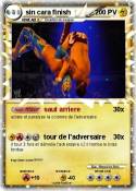 sin cara finish