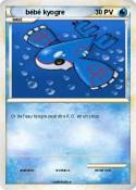 bébé kyogre