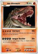 tete dinosaure