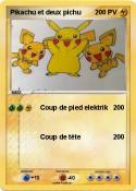 Pikachu et deux