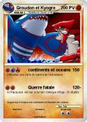 Groudon et Kyogre Groudon et