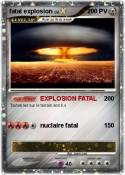fatal explosion