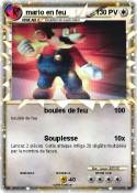 mario en feu