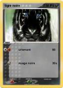 tigre noire