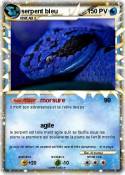 serpent bleu