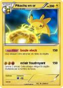 Pikachu en or Pikachu en or
