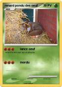 renard pondu