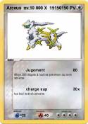 Arceus nv.10 000 X 15150 Arceus nv.10