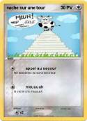 vache sur une