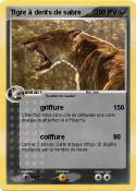 Tigre à dents