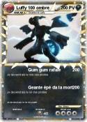Luffy 100 ombre