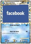 face de livre