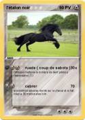 l'étalon noir