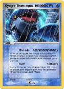 Kyogre Team