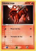 Licorne rouge