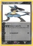 lucario espece