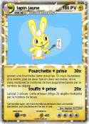 lapin jaune