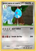 yoshi balon et