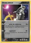 Arceus obscur Arceus obscur