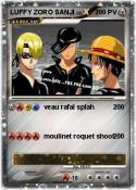 LUFFY ZORO SANJI LUFFY ZORO