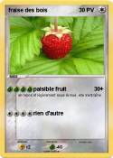 fraise des bois
