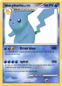 blue pikachu