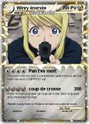 Winry énervée