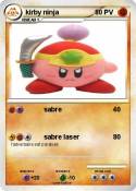 kirby ninja