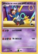pikachu ne veux pas obeir pikachu ne veux