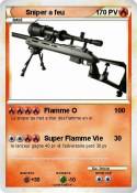 Sniper a feu